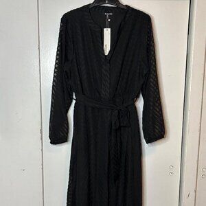Bloomchic Elegant Black Dress
